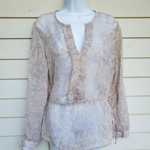 H&M Feminine Semisheer Boho Blouse